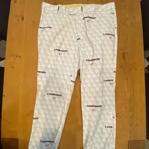 Loudmouth golf pants, Like new